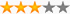 clasificacion de 3 estrellas