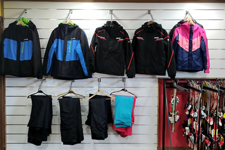 adventure ski cloths rental selection
