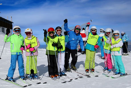 sevral children in british ski