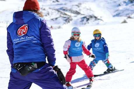 group classes in british ski center