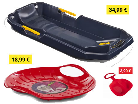 different types of sleds in decathlon