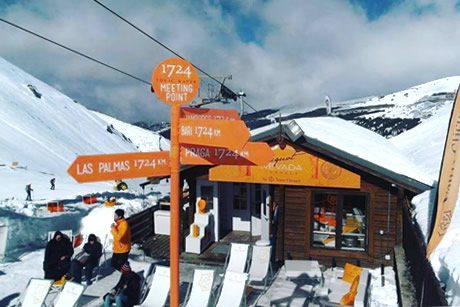 clicquot nevada terrace covered in snow