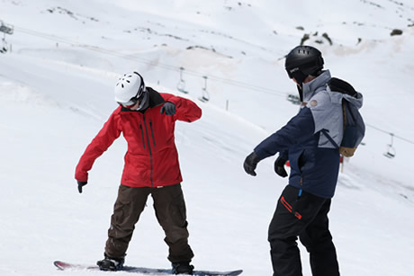 private lesson at english ski school