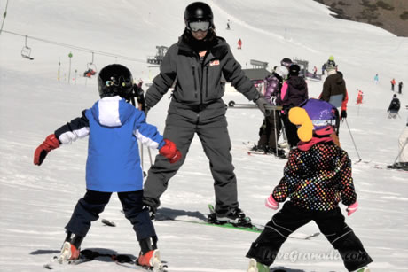 snowboard lessons in english ski