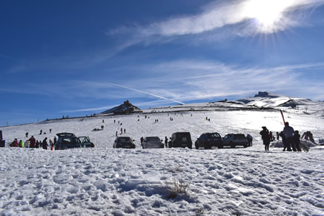 hoya de la mora area for sledging