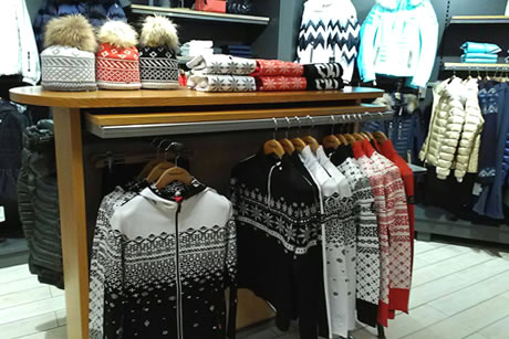skier cloths in iliberis sport in sierra nevada