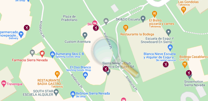 ski schools map
