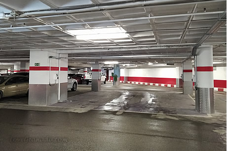 interior of the parking pradollano
