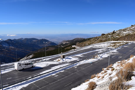 round about on the way to parking sabina in sierra nevada