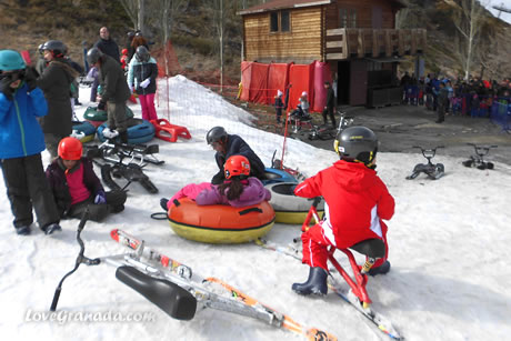 pradollano area for sledging