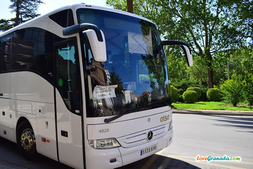 sierra nevada bus in summer time