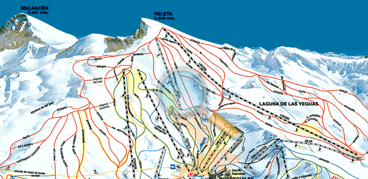 ski slopes of sierra nevada
