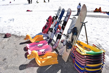 sled rental in sierra nevada