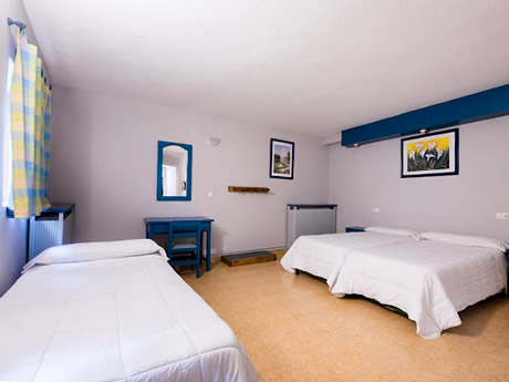 the hostel specious bedroom