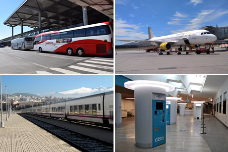 how to get from malaga to granada