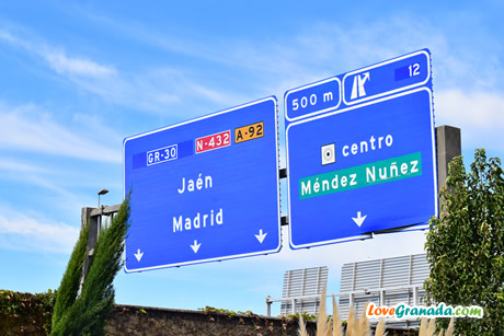 motorway signs
