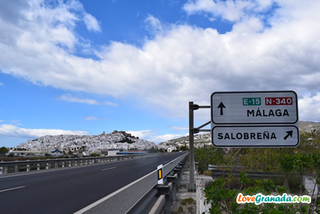 salobrena road tropical coast