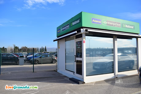 car rental at Granada airport