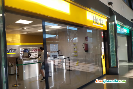 granada train station where hertz is located