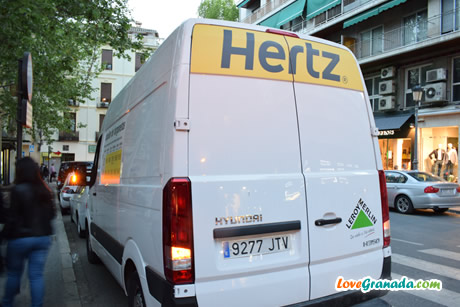 hertz van rental