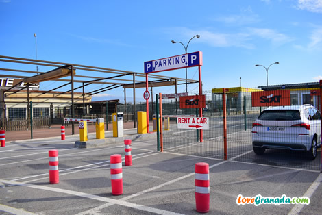 parking rent a car