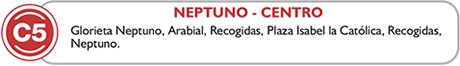 route c5, neptuno, centro