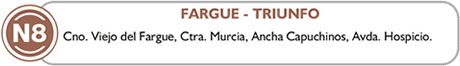 route n8, fargue, triunfo