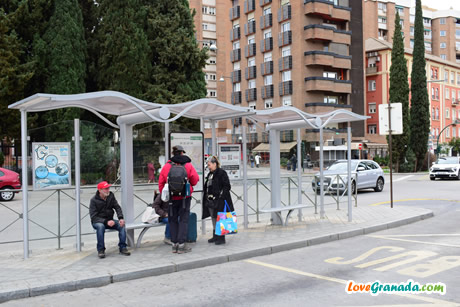 granada villages bus stop