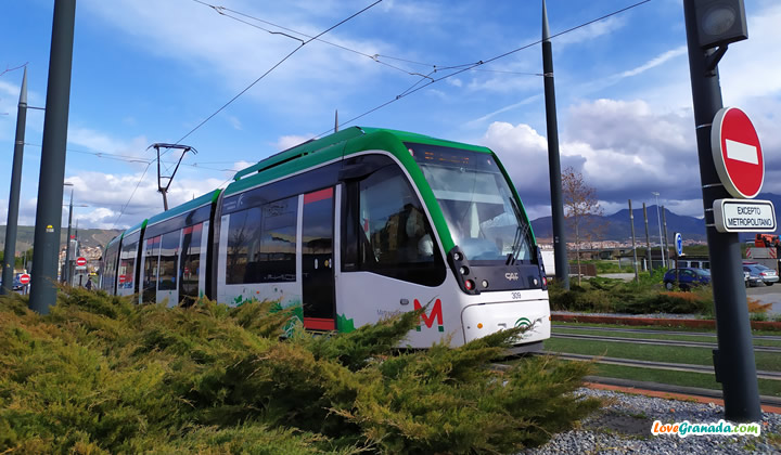 train on the subway lines of granada