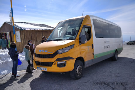 sierra nevada urban bus in hoya de la mora