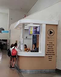 information point at granada bus station
