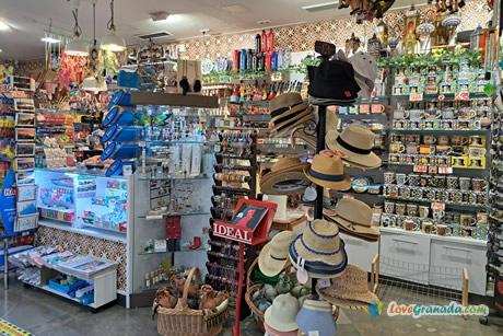 inside of the gift shop