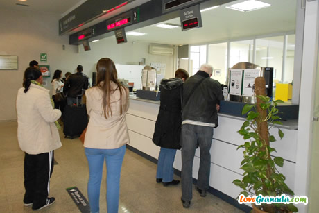 queue at the ticket office granada