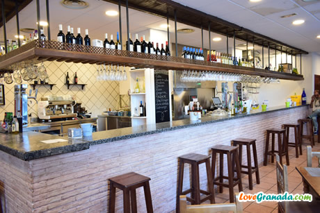 cafe in front of granada train station